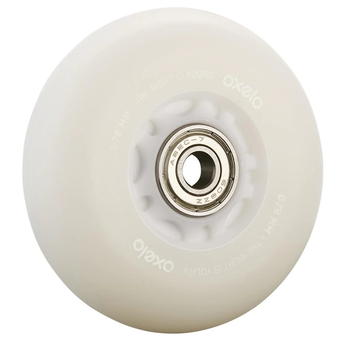 2 Ruedas Patines Con Luz Oxelo 76 mm 82A con Rodamientos - Image 4