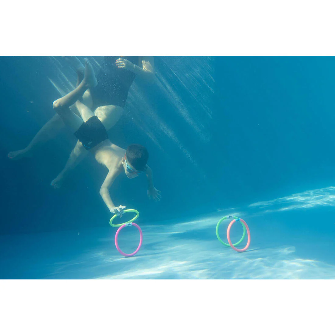 4 Aros natación con lastre Multicolores - Image 8