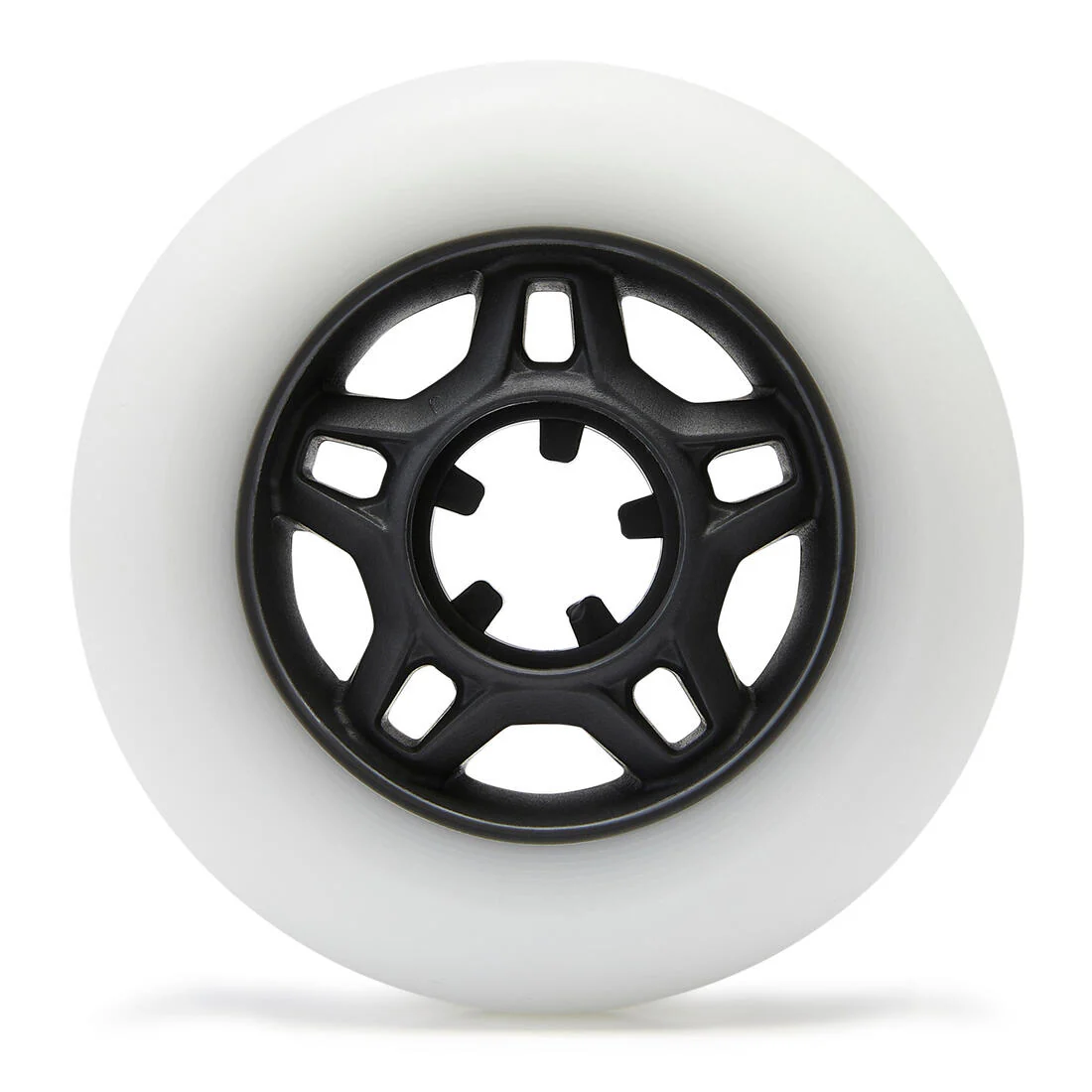 4 Ruedas Patines Oxelo Fit Blanco 80 mm 80 A - Image 4