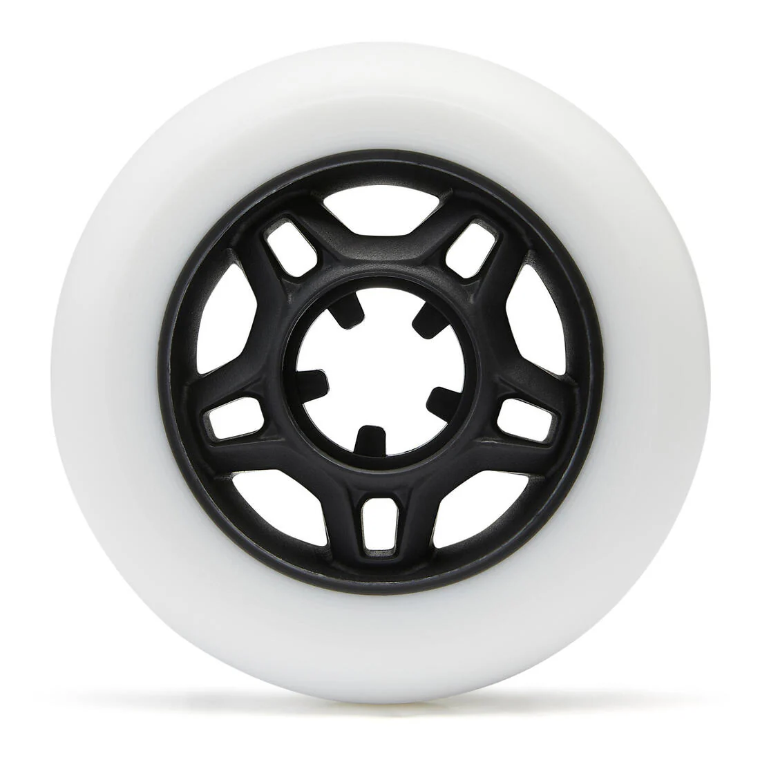4 Ruedas Patines Oxelo Fitness 76 mm 80A Blanco - Image 3