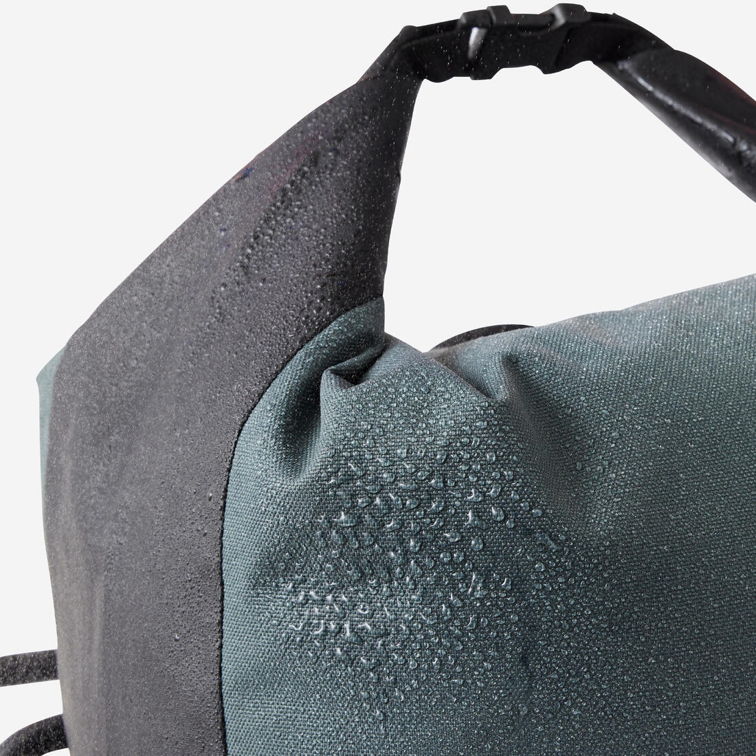 Alforja 500 Para Portaequipajes Bici Gris Oscuro 20 l Impermeable - Image 6