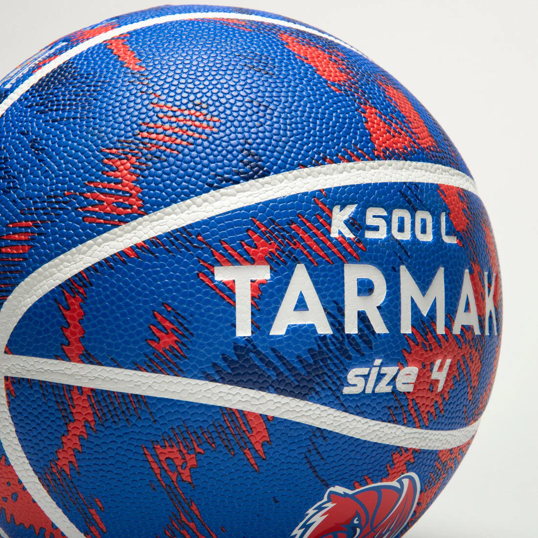 Balón de Baloncesto Tarmak K500 Aniball Niños Iniciación Rojo Azul - Image 7