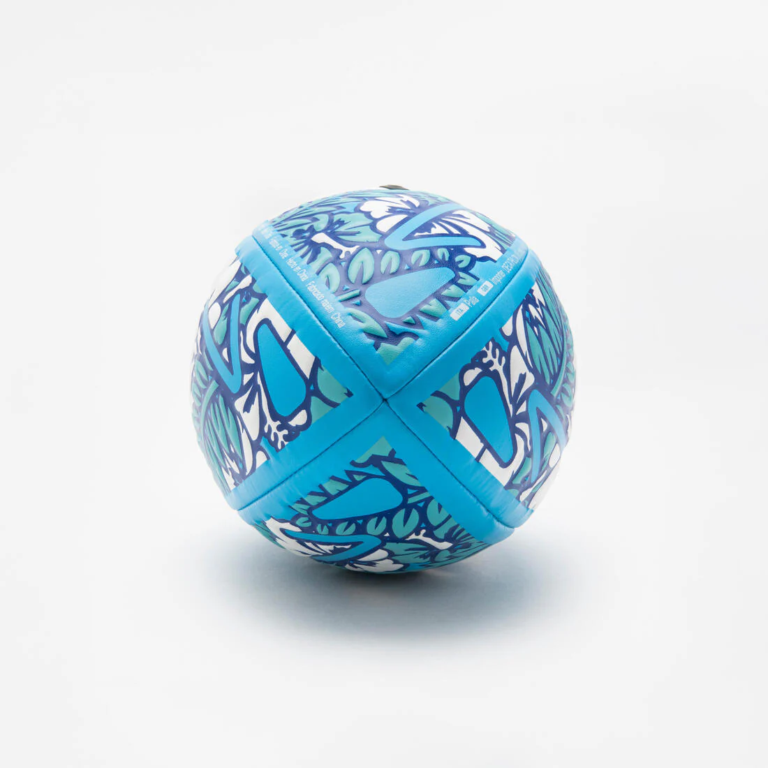 Balón de rugby talla 2 mini, azul, blanco - Image 4