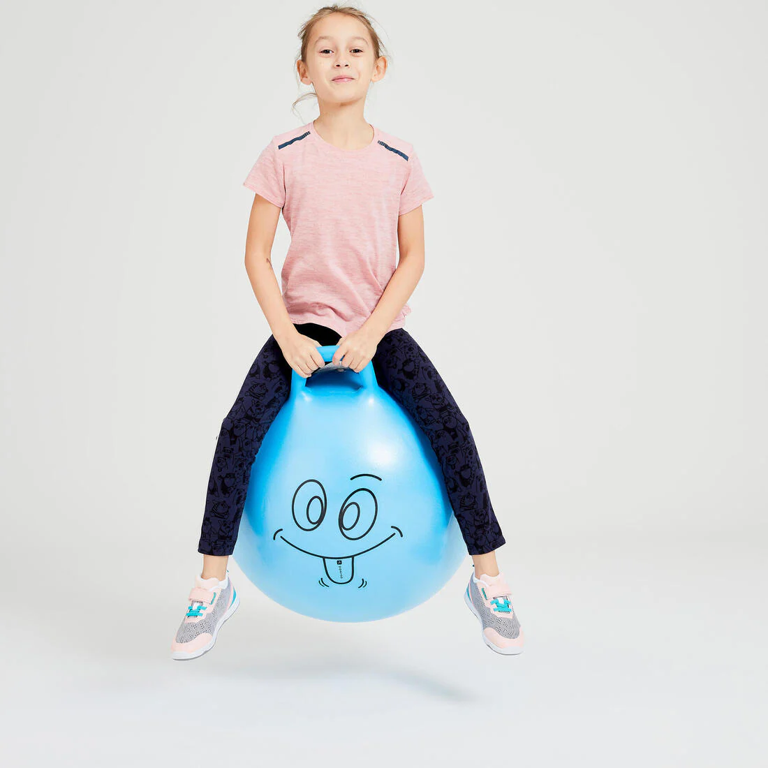 Balón Saltador Gimnasia Infantil Resist Azul 60 cm - Image 7