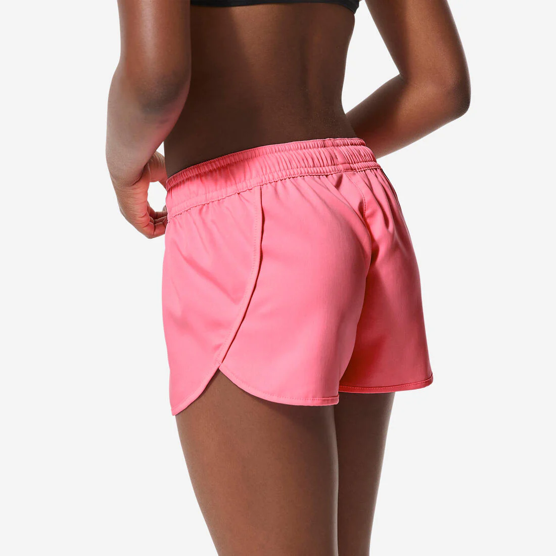 Bañador Bermudas Caro 100 Niños Rosa Fluorescente - Image 4