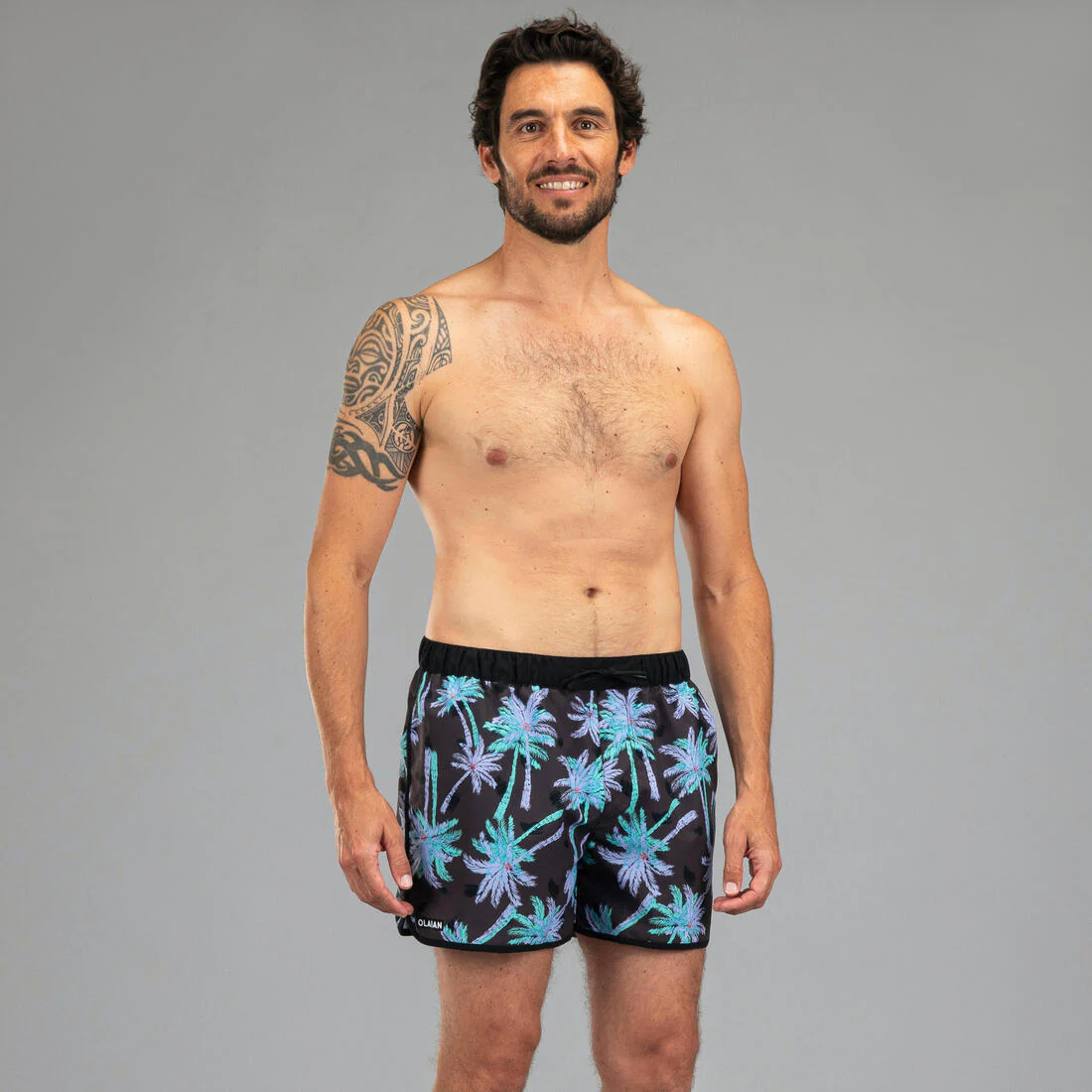 Bañador Hombre corto negro 100 - Image 5
