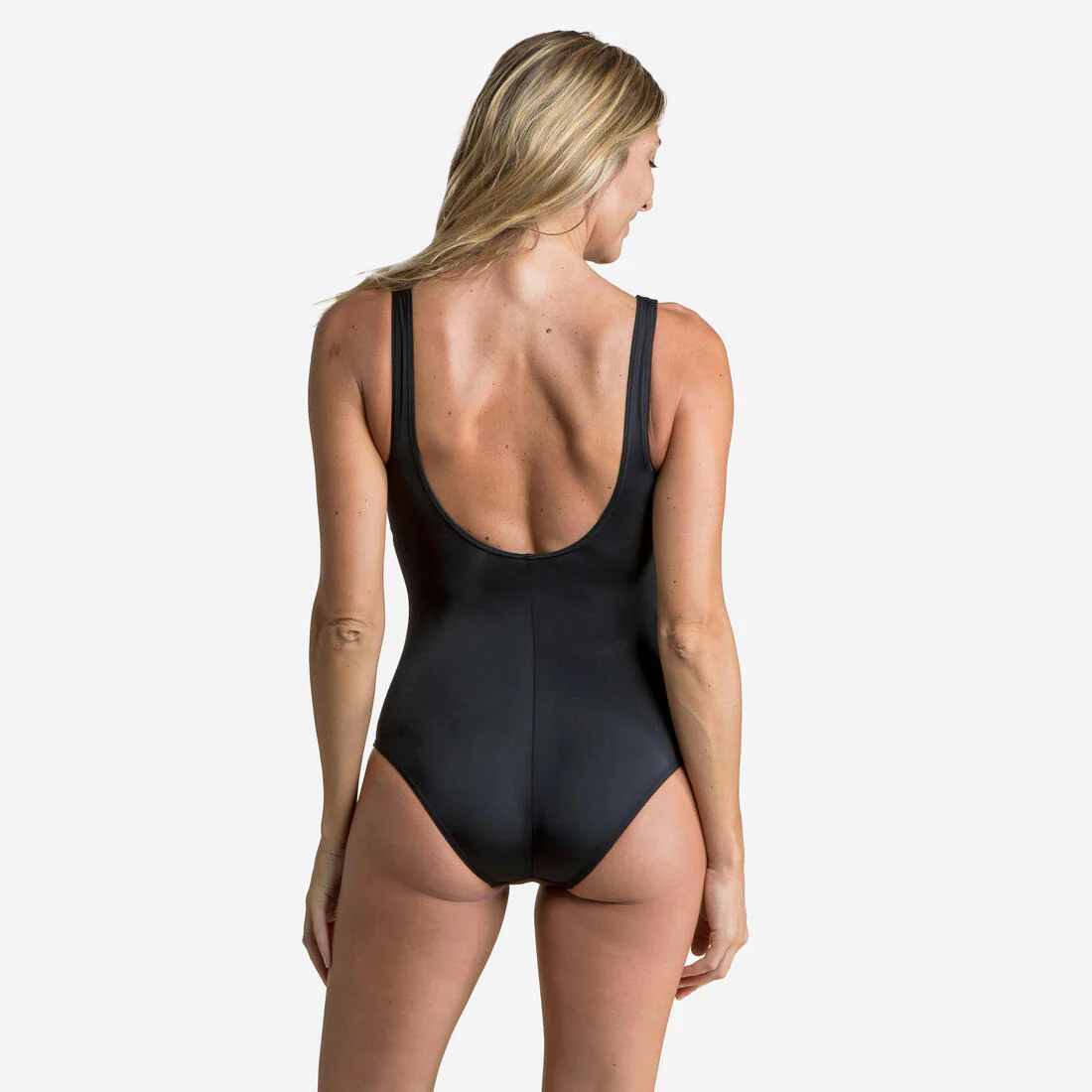 Bañador Mujer natación negro Heva U. Disponible talla grande. - Image 3