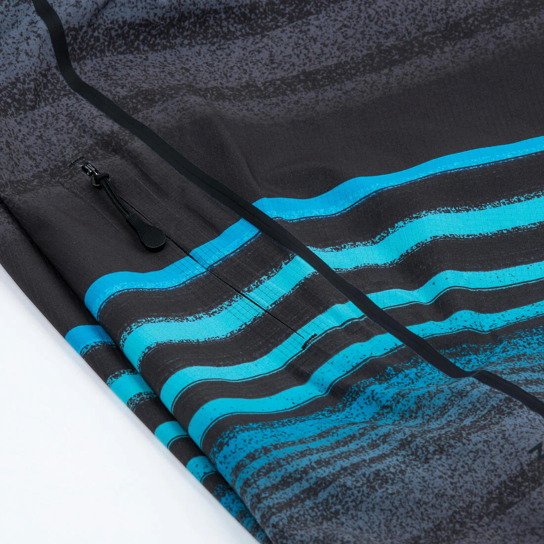 Bañador Niño corto Surf 900 Negro Azul Rayas - Image 6