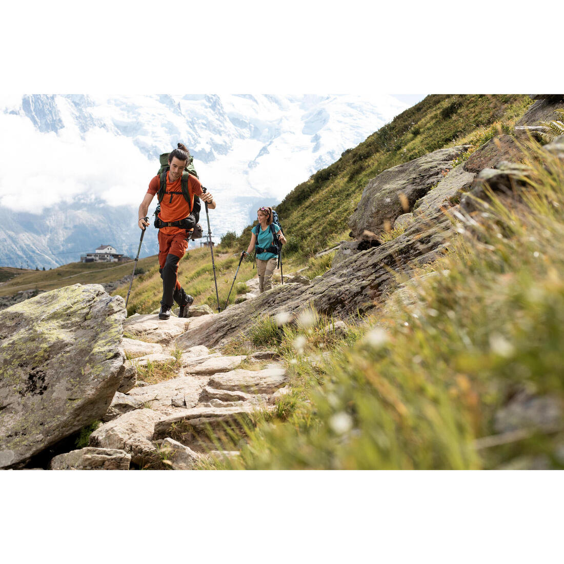 Bastón telescópico de trekking 1 unidad ajuste rápido Forclaz MT500 - Image 10