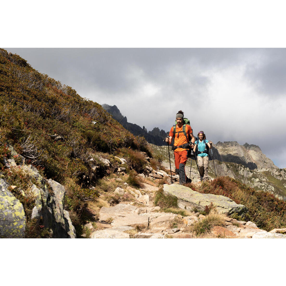 Bastón telescópico de trekking 1 unidad ajuste rápido Forclaz MT500 - Image 14