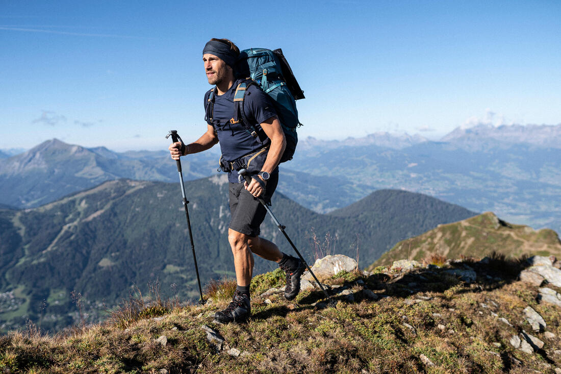 Bastón telescópico de trekking 1 unidad ajuste rápido Forclaz MT500 - Image 16