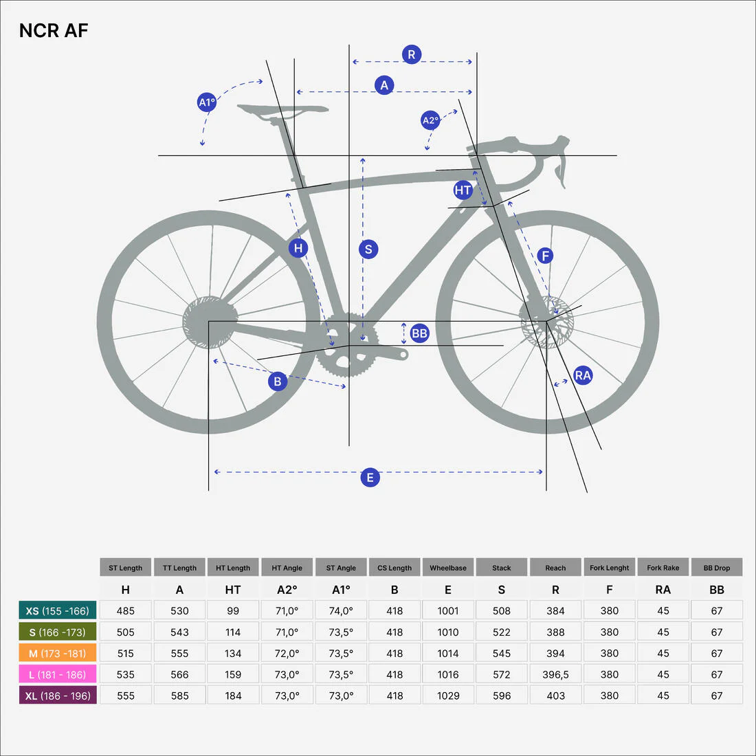 Bicicleta Carretera Endurance NCR AF Gris Shimano Tiagra 2x10V - Image 4