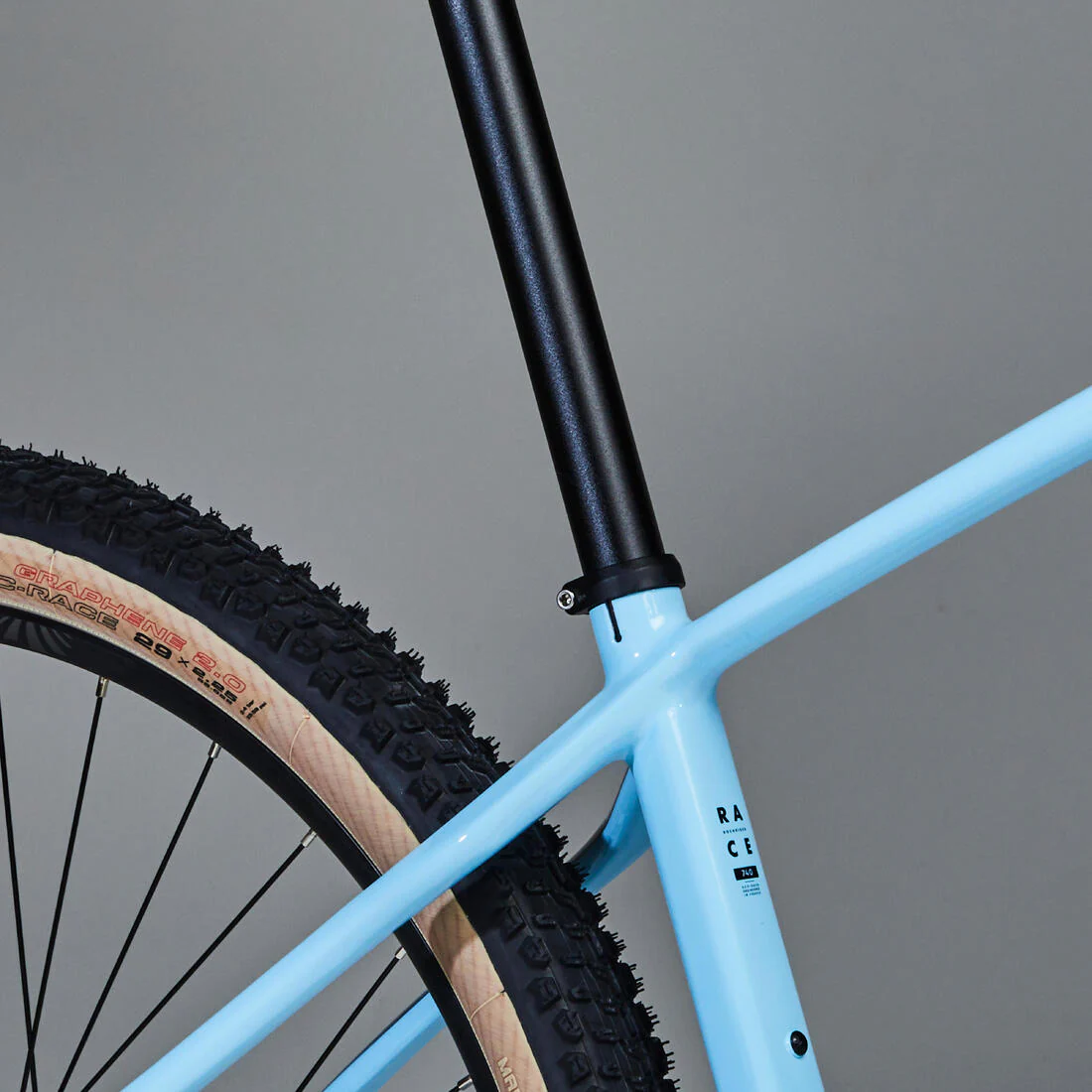Bicicleta de montaña 29" carbono Rockrider Race 740 azul NX/GX Eagle - Image 7