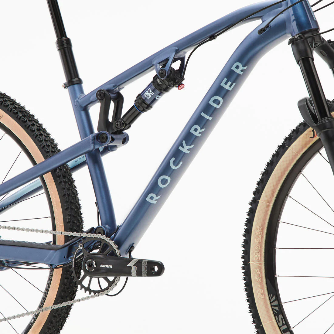 Bicicleta de montaña doble suspensión aluminio XC Race 700 S Azul - Image 4