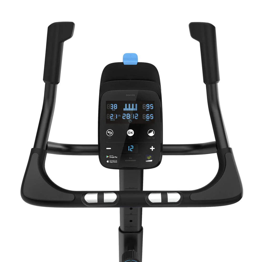 Bicicleta Estática 900 Autoalimentada Conectada Aplicaciones Entrenamiento - Image 5