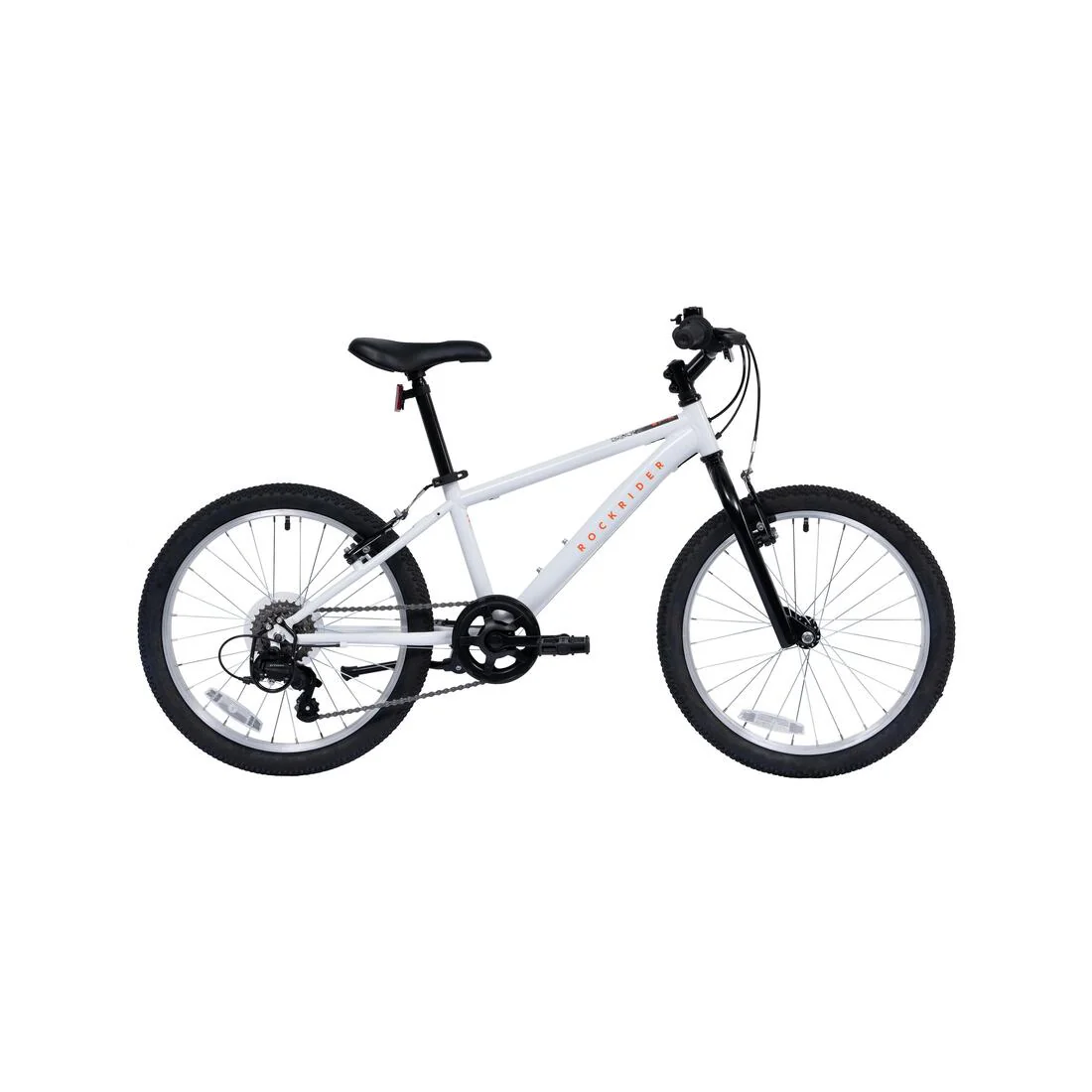 BICICLETA MOUNTAIN BIKE EXPL100 6 V. - CUADRO ACERO 20" BLANCA