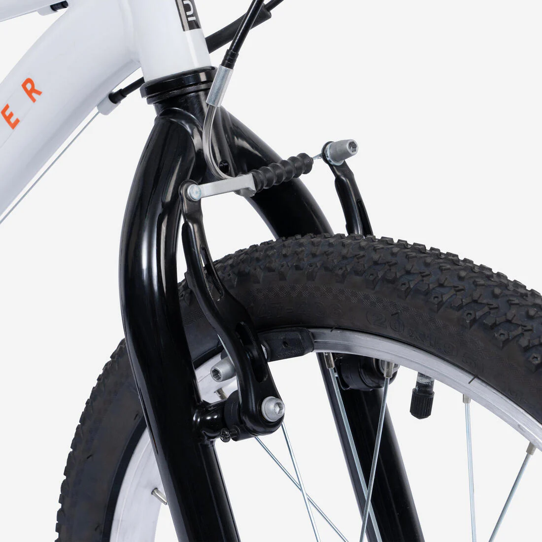 BICICLETA MOUNTAIN BIKE EXPL100 6 V. - CUADRO ACERO 20" BLANCA - Image 8