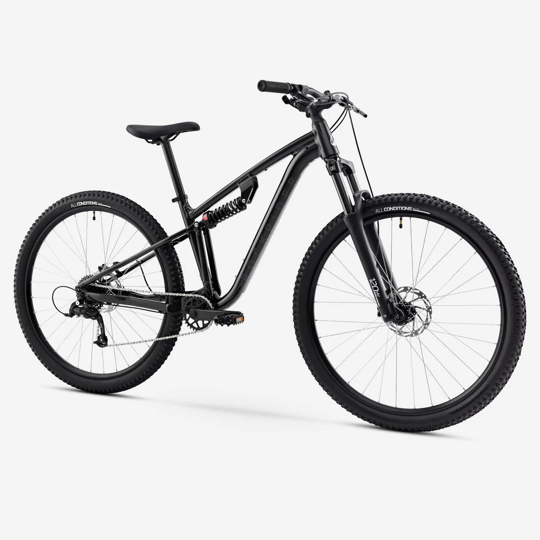 Bicicleta de montaña 29" Expl 100 S negro doble suspensión cuadro aluminio - Image 2
