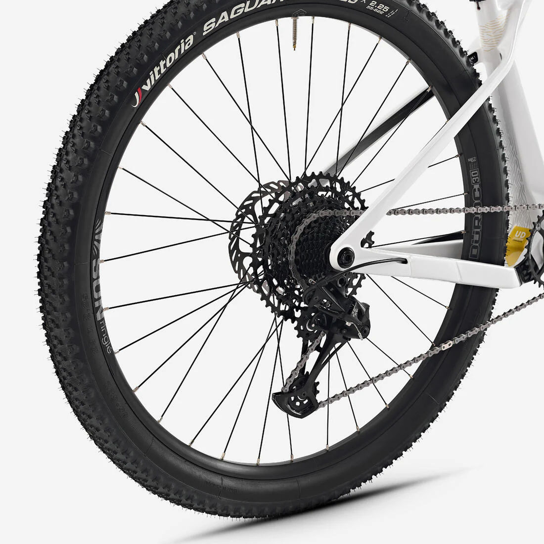 Bicicleta MTB XC Race 900 NX Blanco Semirrígida Cuadro Carbono - Image 4