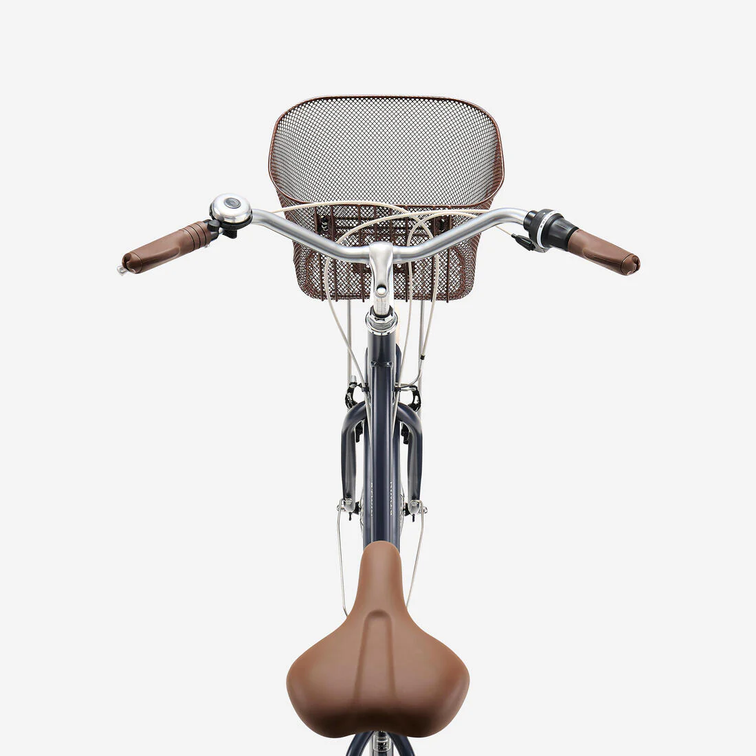 Bicicleta urbana clásica cuadro bajo 28 pulgadas 6 V Elops 520 - Image 9