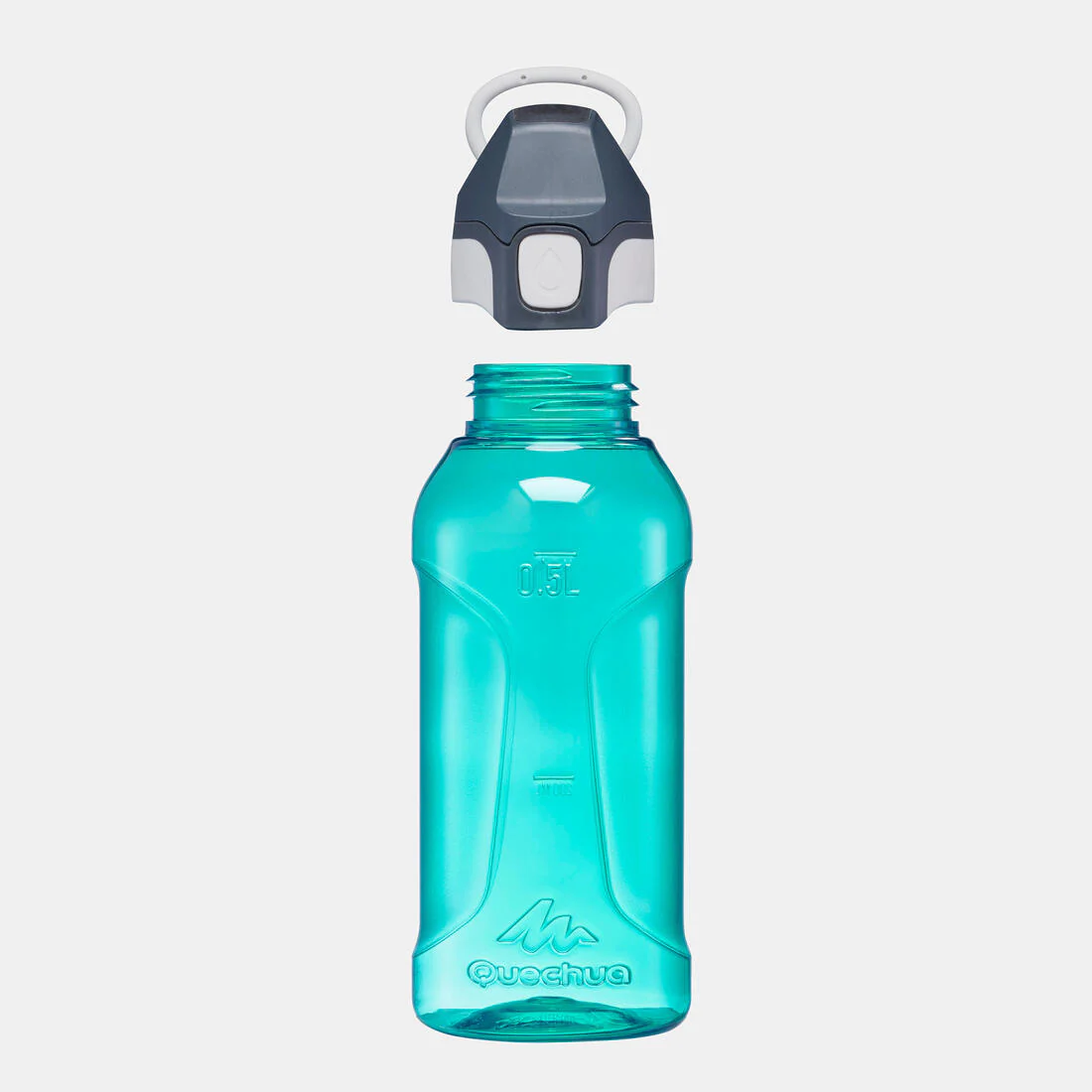 Bidón senderismo niños 0,5L Ecozen® con tapón instantáneo Quechua 500 azul - Image 2