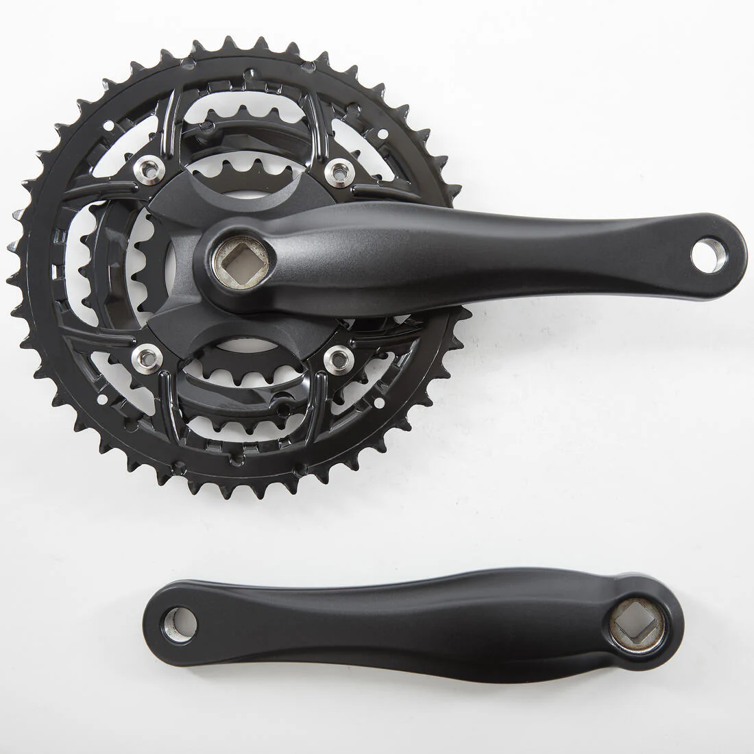 Bielas bicicleta MTB triple plato 44-32-22 dientes 9 velocidades - Image 2