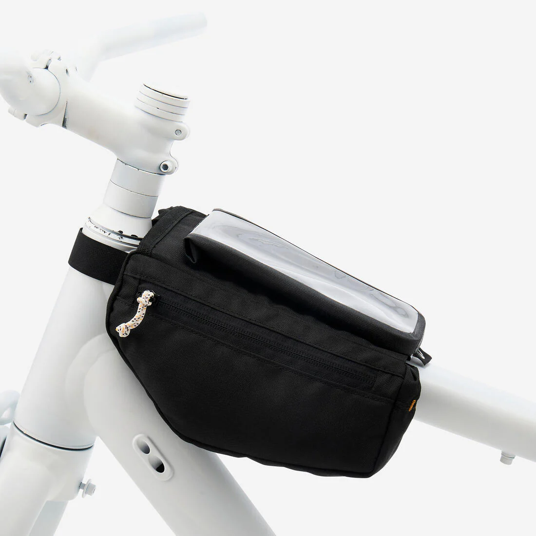 Bolsa Cuadro Bicicleta ACTV 100 Negro Smartphone 2x1 l - Image 4