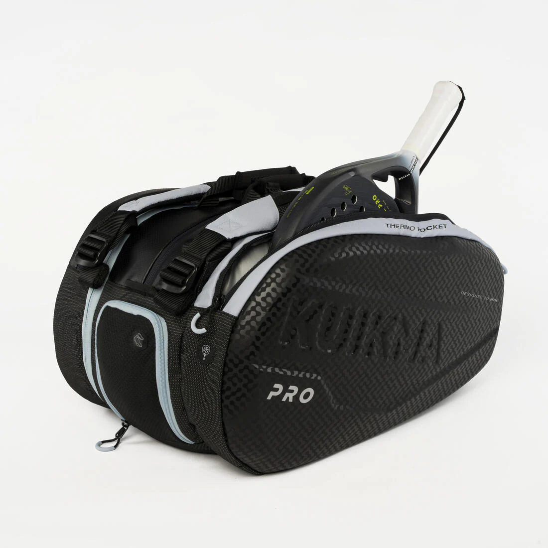 Bolsa de pádel isotérmica 46>54 litros - Kuikma Pro Gris - Image 7