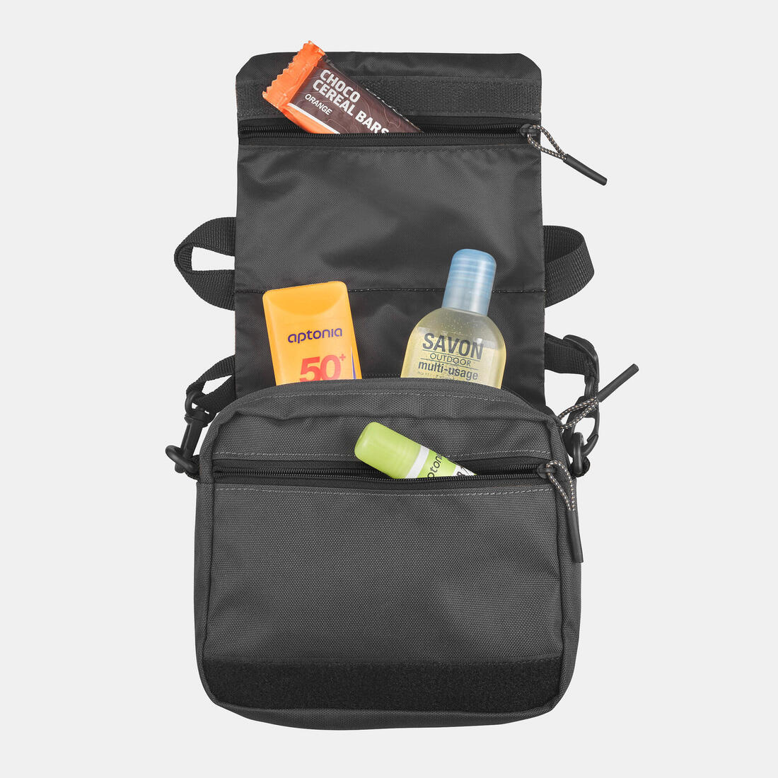 Bolsa múltiples compartimentos | TRAVEL Forclaz negro - Image 7