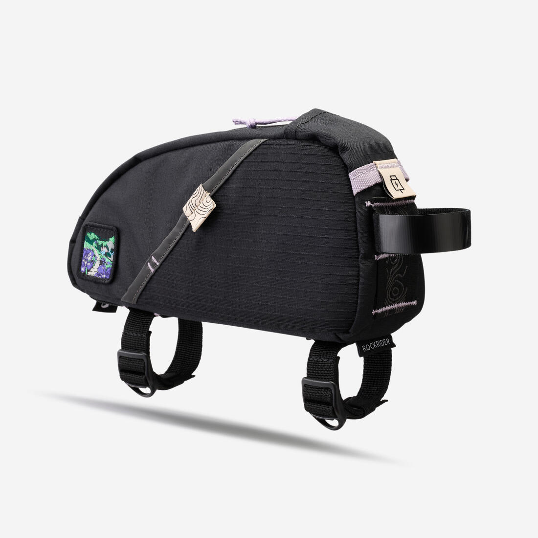 Bolsa Tubo Superior Bicicleta Bikepacking ADVT 500 Negro 1,5 Litros - Image 2