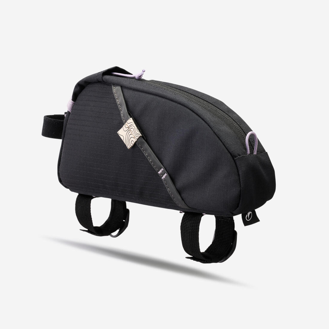 Bolsa Tubo Superior Bicicleta Bikepacking ADVT 500 Negro 1,5 Litros - Image 3