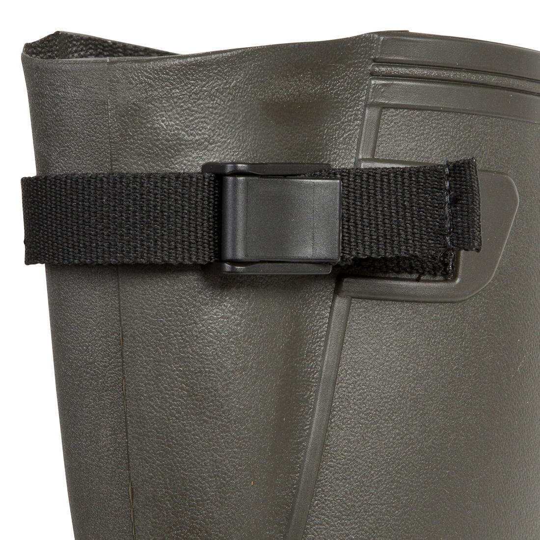 Botas de Agua Katiuska Solognac Glenarm 500 Hombre Fuelle Ajustable Verde - Image 3