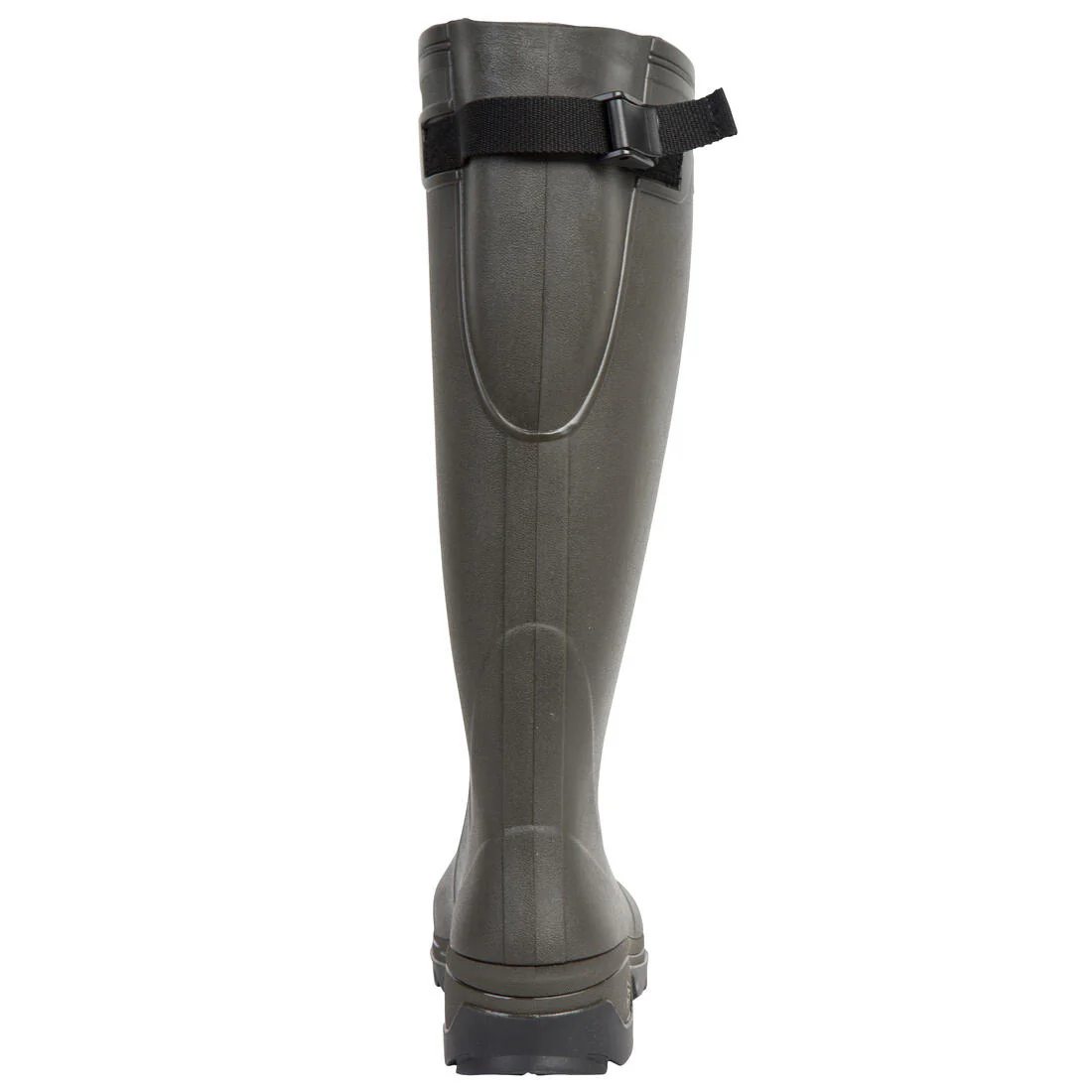 Botas de Agua Katiuska Solognac Glenarm 500 Hombre Fuelle Ajustable Verde - Image 4
