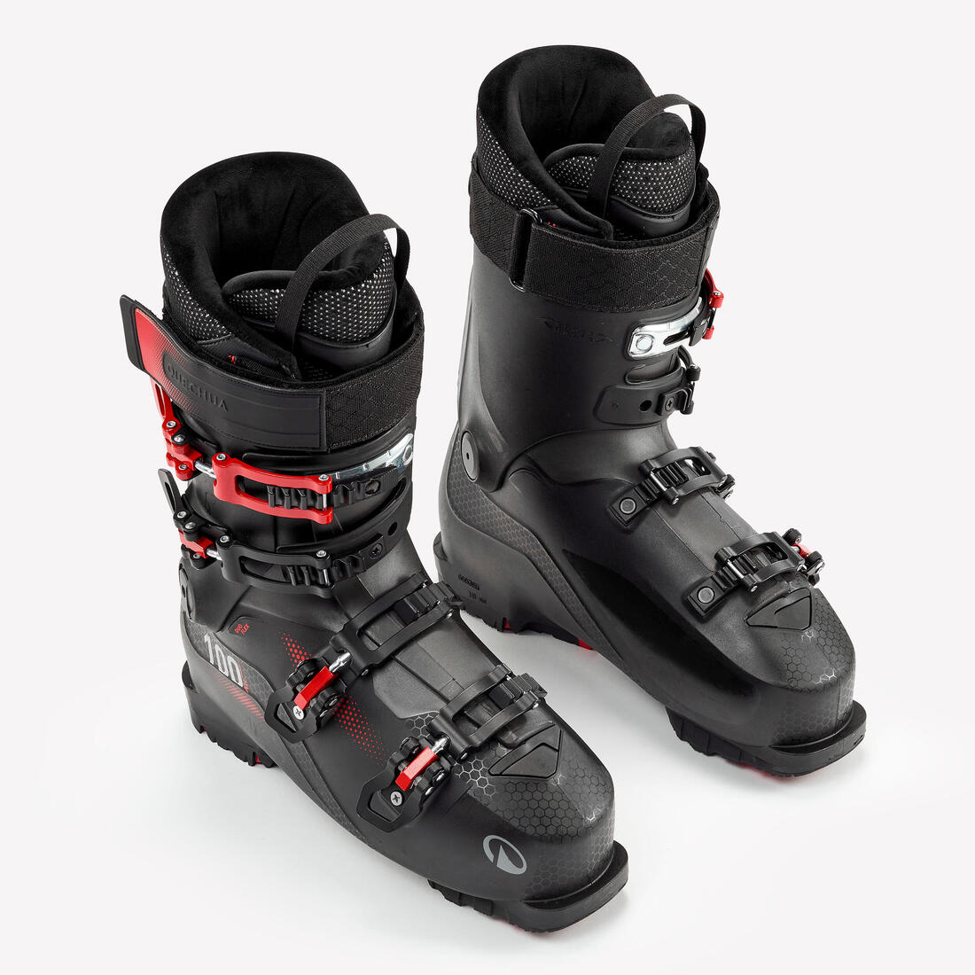 Botas de esquí hombre flex 100, PST 500 negras - Image 3
