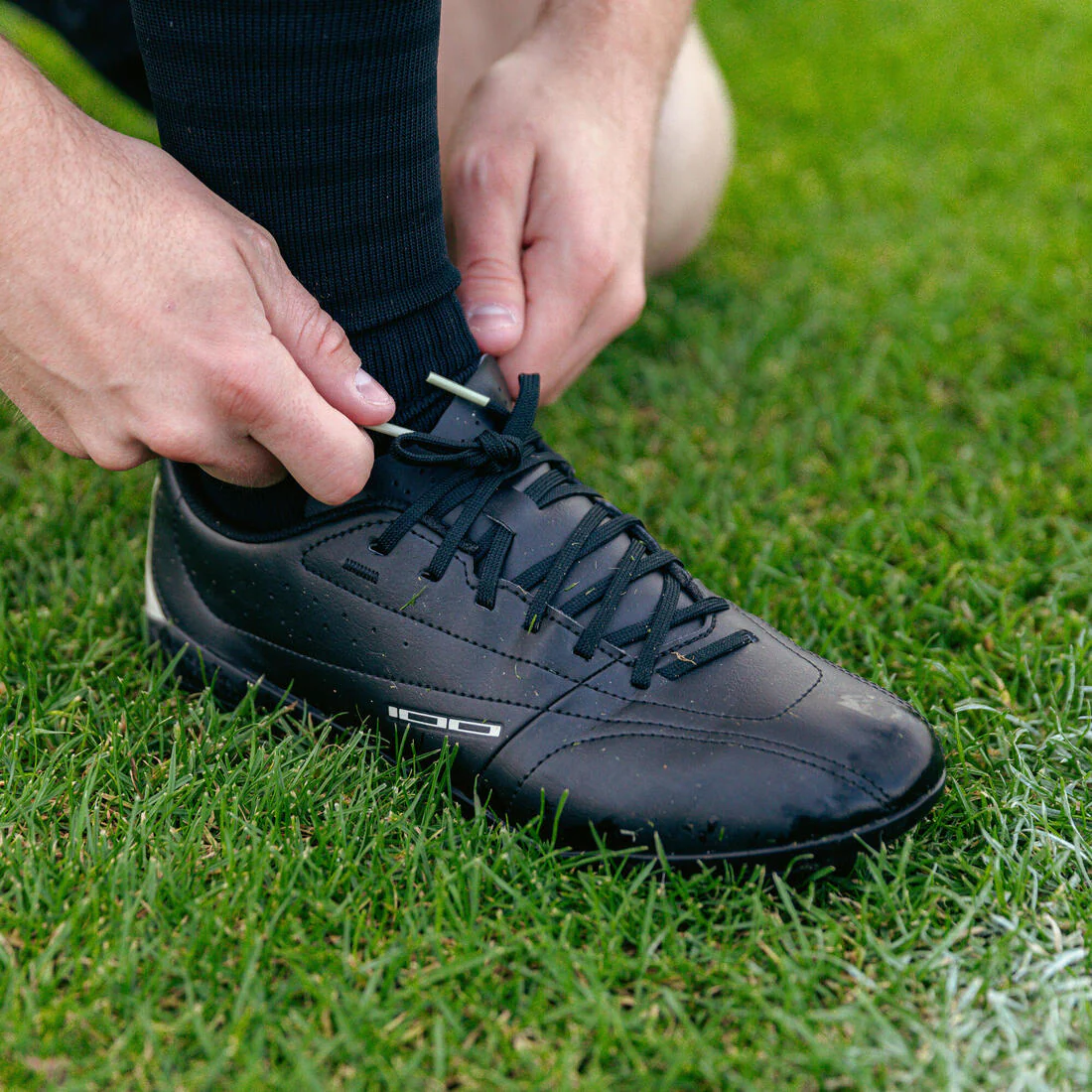 Botas de fĂștbol Agility 100 MG negras - Image 9
