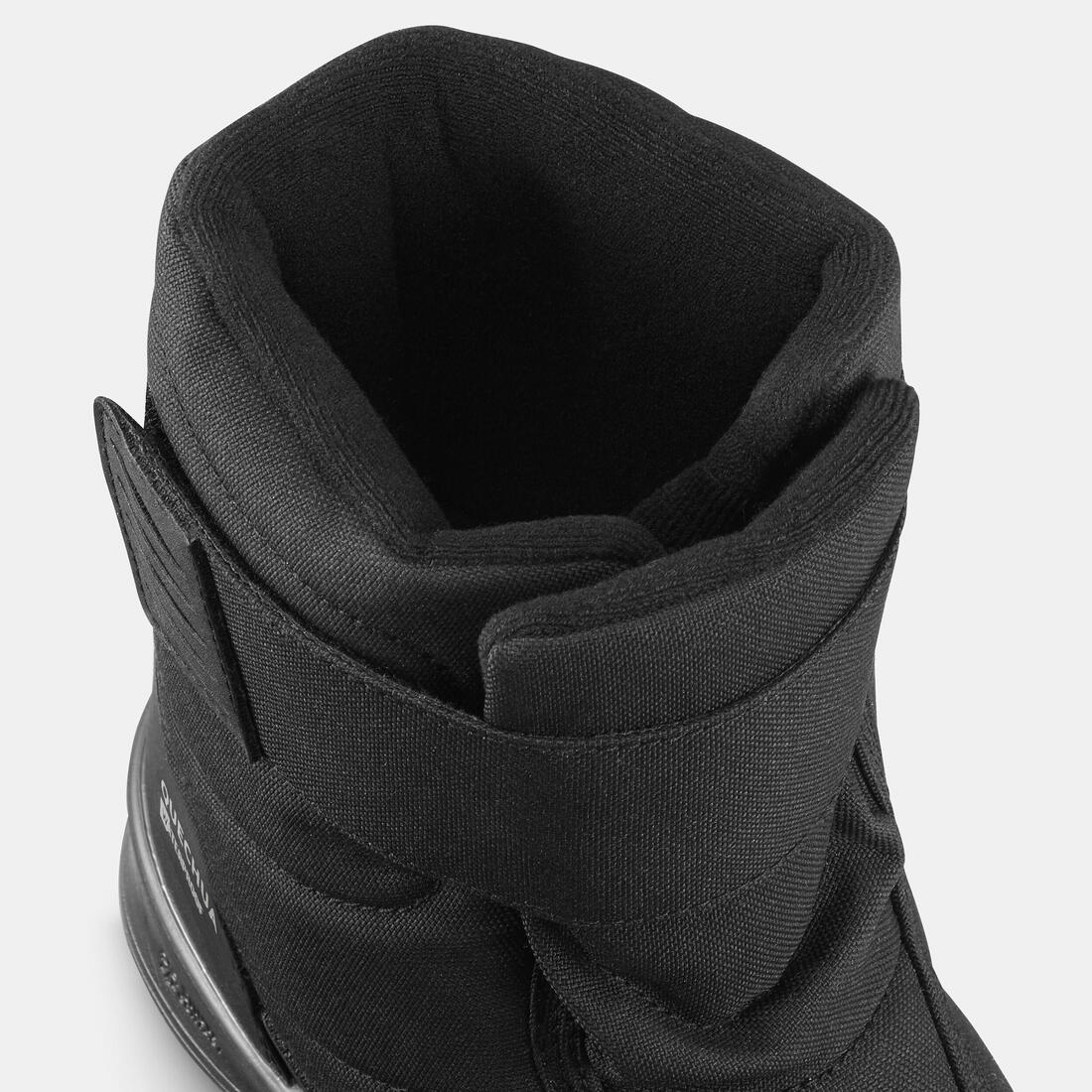 Botas nieve cálidas impermeables niños 24 a 38, SH100 tira autoadherente negro - Image 3