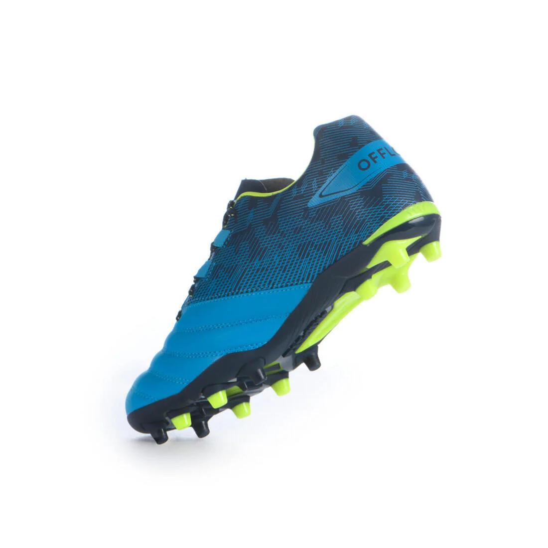 BOTAS RUGBY TACOS FIJOS TERRENOS SECOS R500 NIÑOS azul - Image 15