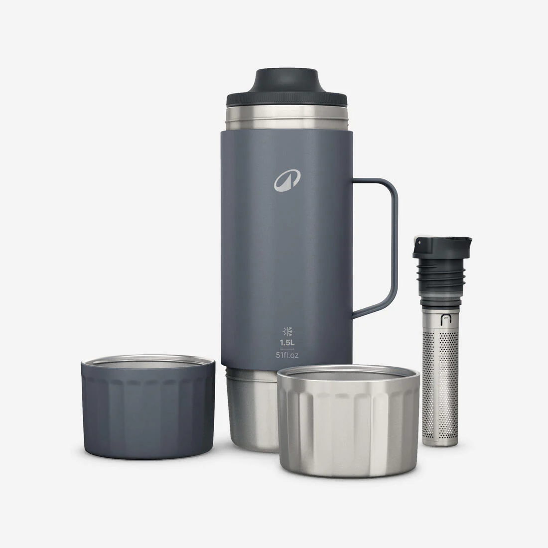 Botella isotérmica acero inox 1,5 L con filtro para té, senderismo y camping - Image 10