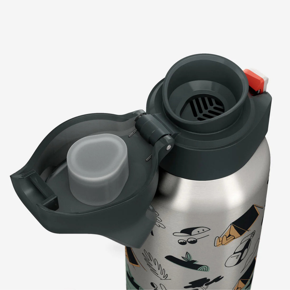 Botella térmica de montaña y trekking acero inoxidable 0'5L Quechua MH500 - Image 8