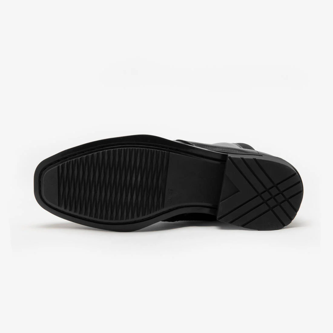 Botines Equitación 500 Negro Cordones Piel Sintética - Image 4