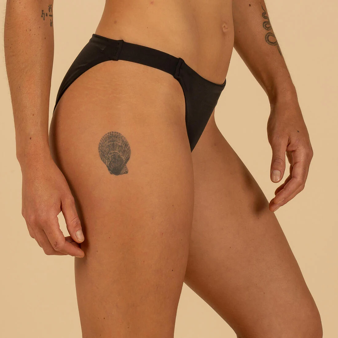 Braga bikini Mujer surf laterales elásticos negro - Image 3