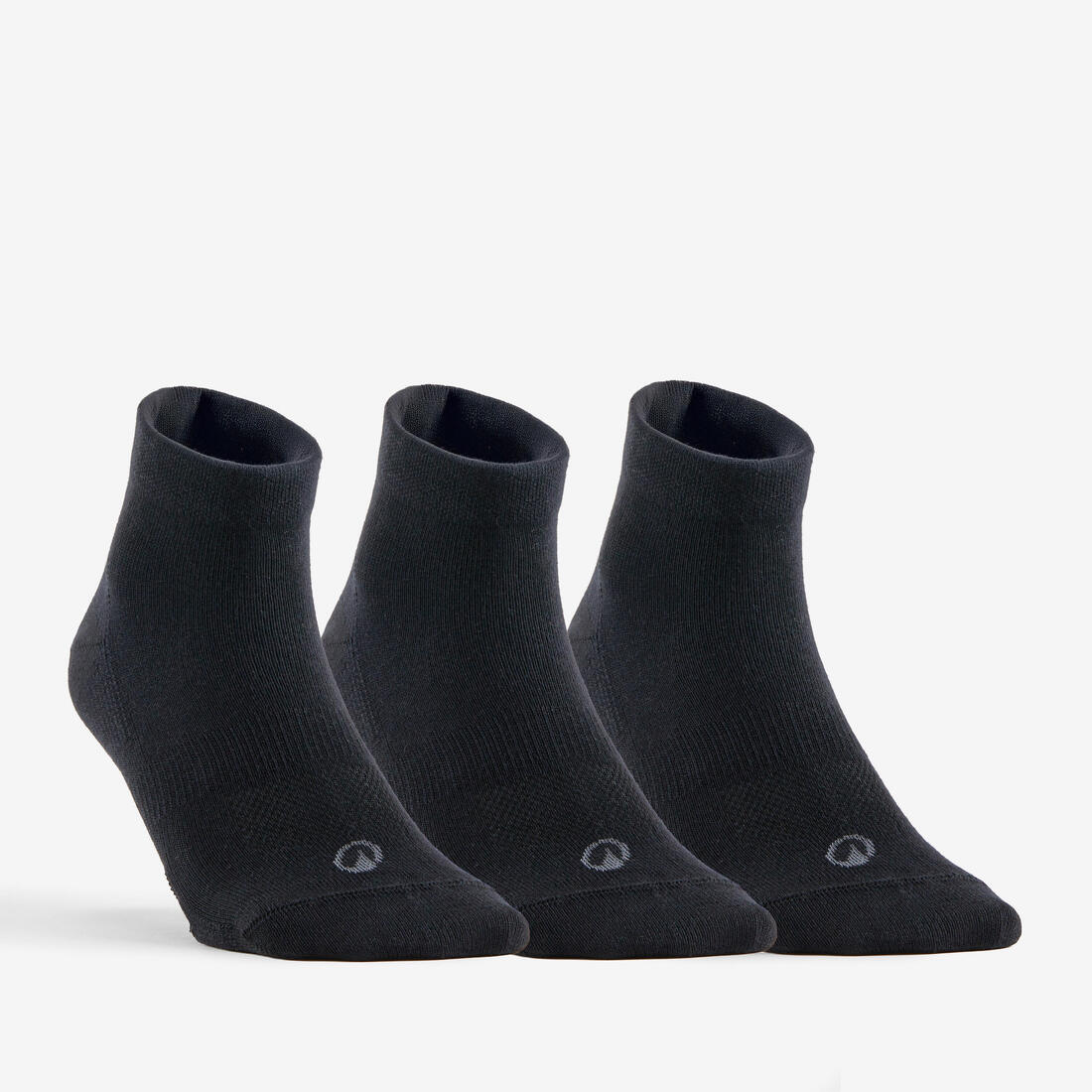 CALCETINES DE DEPORTE MEDIA CAÑA RS 160 BLANCOS LOTE DE 3 PARES. - Image 2
