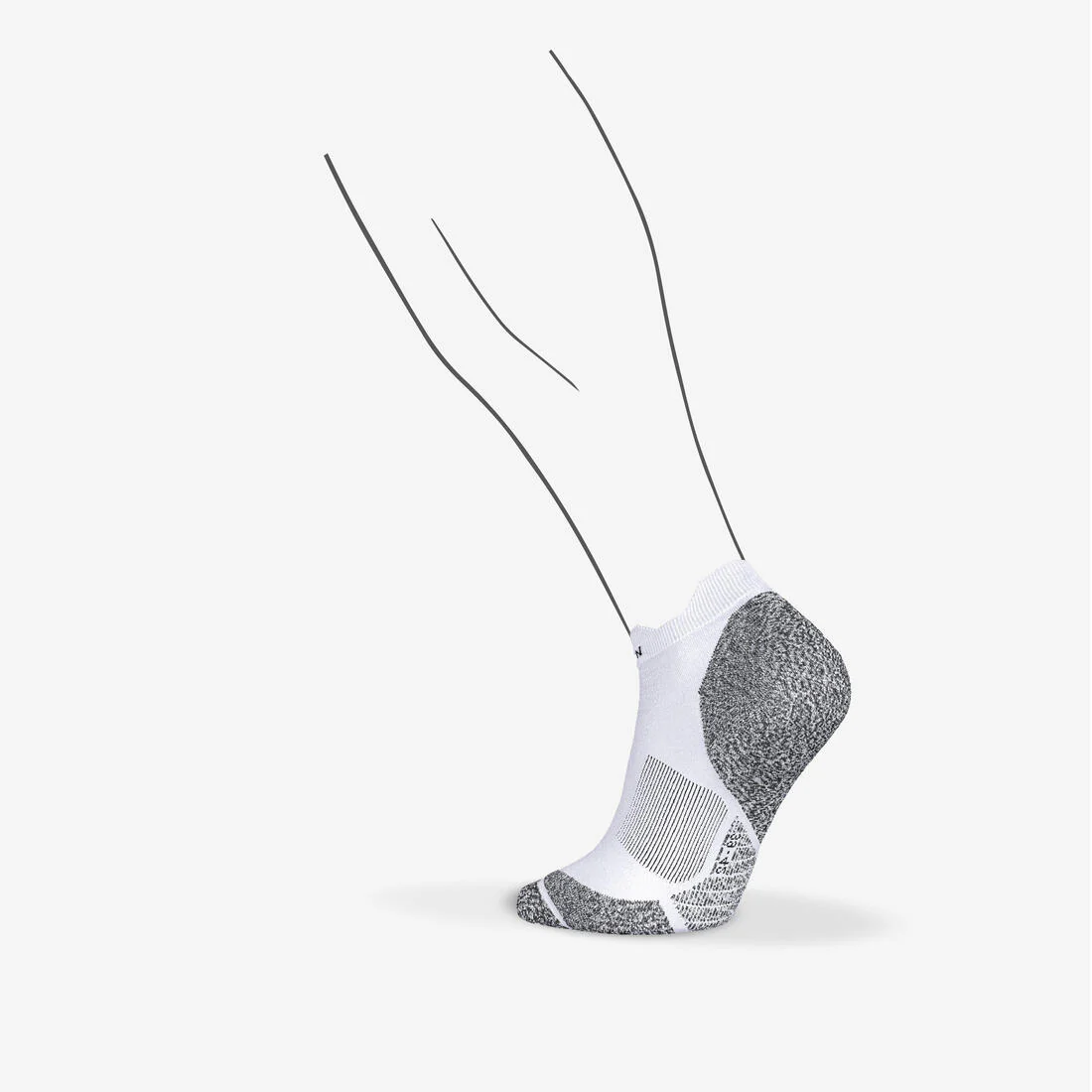 Calcetines de running Kiprun invisibles finos - Image 4