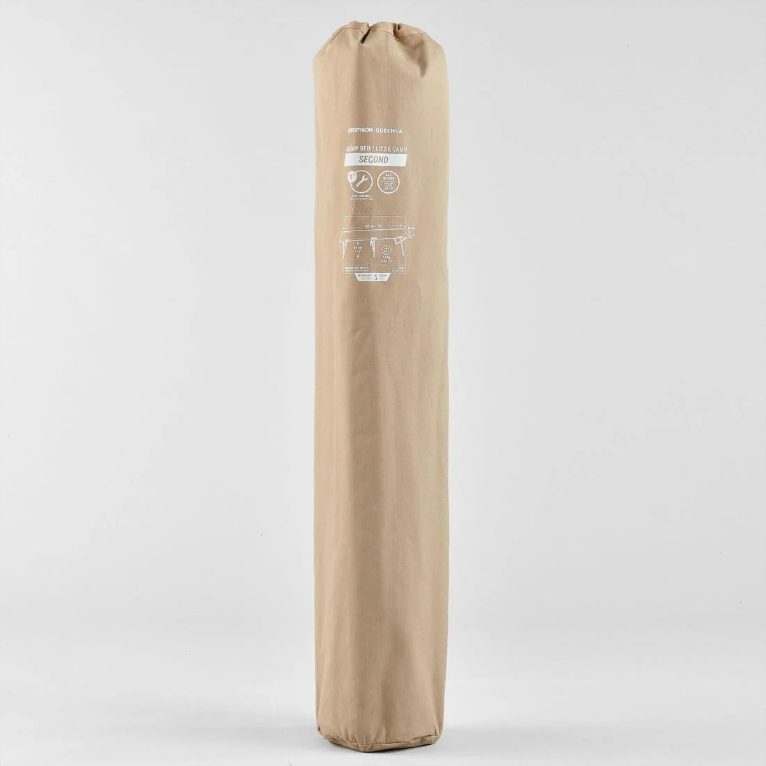 Cama plegable catre montaje rápido 190x65 cm. Quechua - Image 3