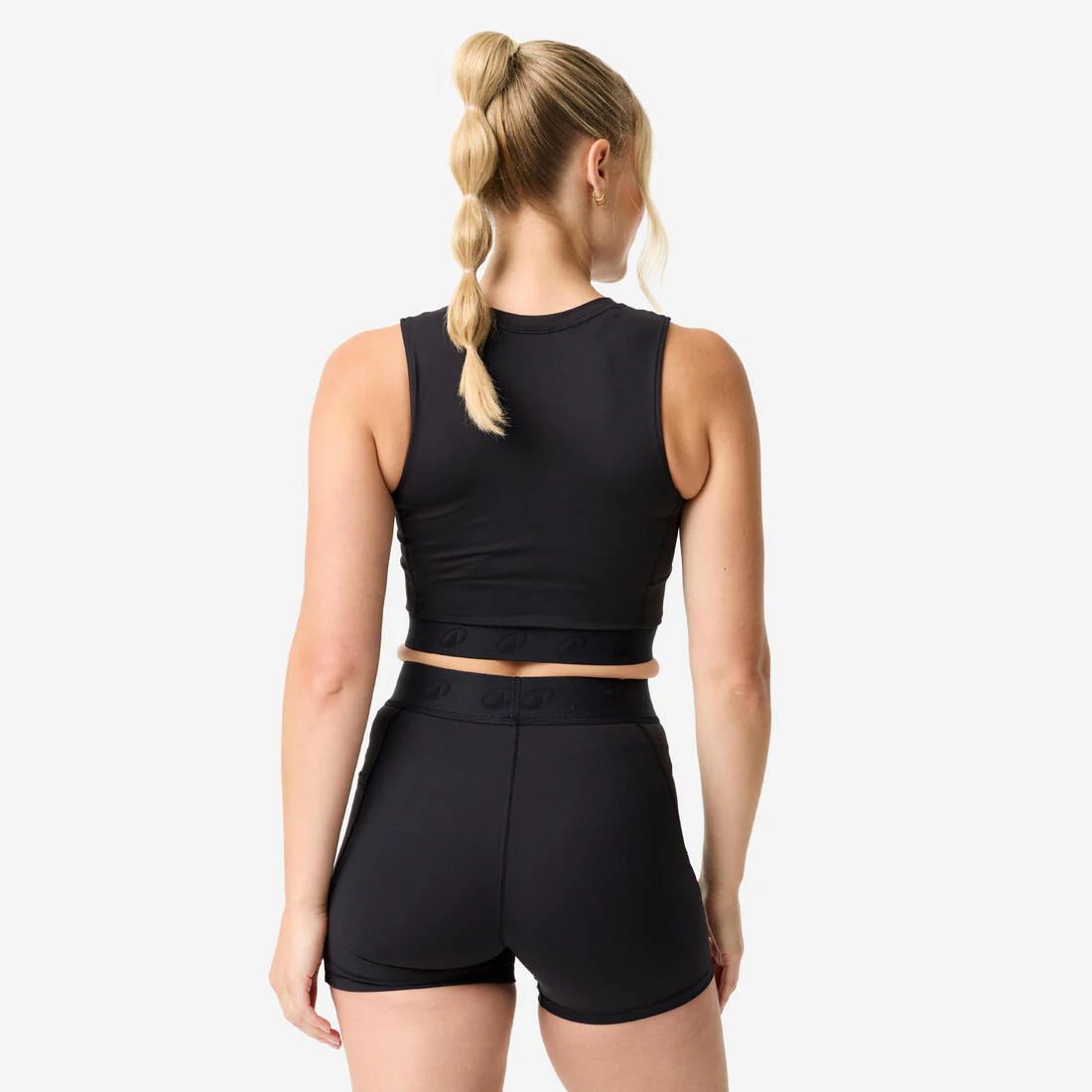 Camiseta Crop Top Deportiva Mujer Cintura Elástica - Image 8