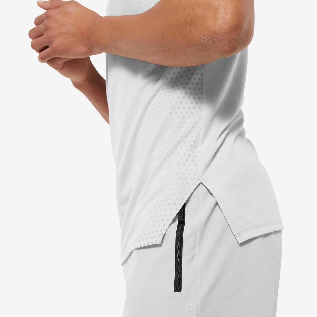 Camiseta manga corta Cross Training con tecnología Celliant Hombre gris - Image 6