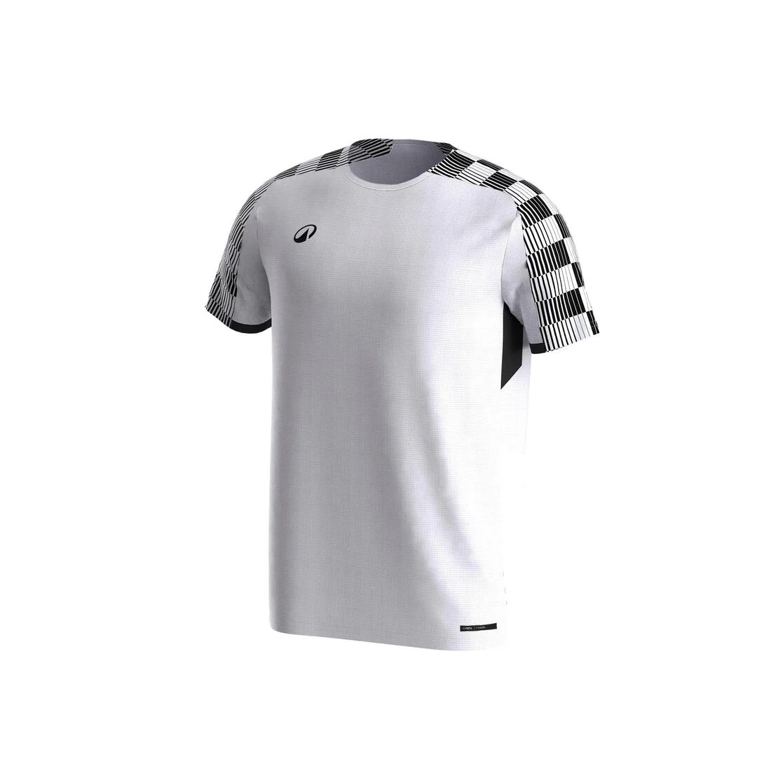 CAMISETA DE FÚTBOL MANGA CORTA VIRALTO CUADRICULADO BLANCO Y NEGRO - Image 14