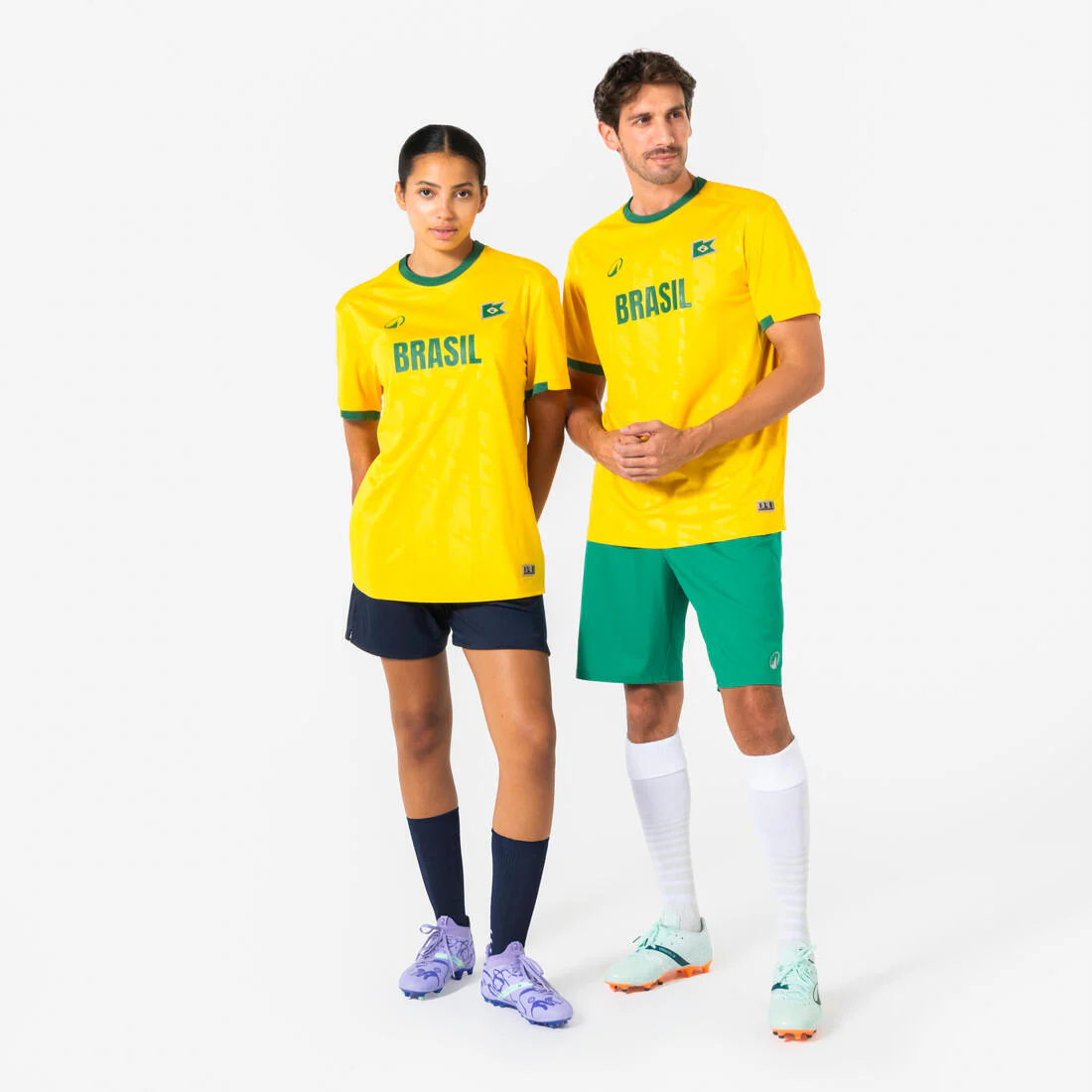 Camiseta de fĂștbol para aficionado Brasil adulto 2026 - Image 3