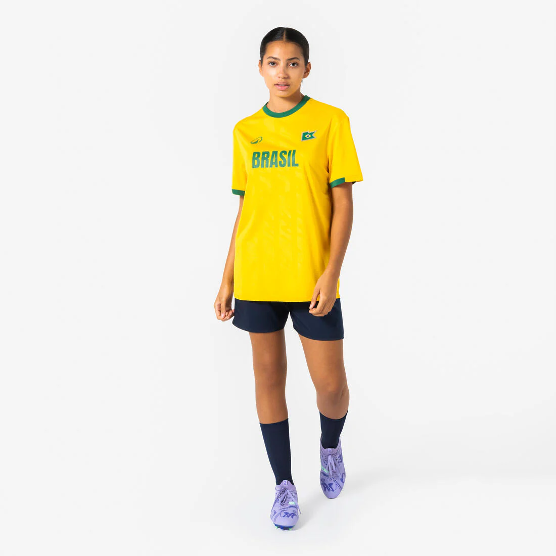 Camiseta de fĂștbol para aficionado Brasil adulto 2026 - Image 8