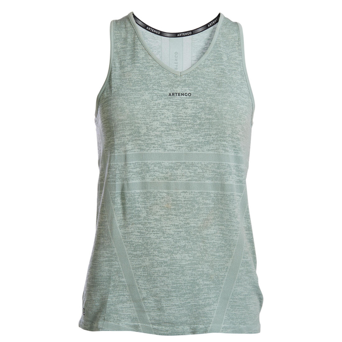 Camiseta de tirantes tenis mujer Artengo TK Light 990 caqui claro - Image 8